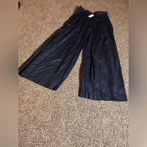 BANANA REPUBLIC LINEN-BLEND PALAZZO PANT - Picture 7 of 11